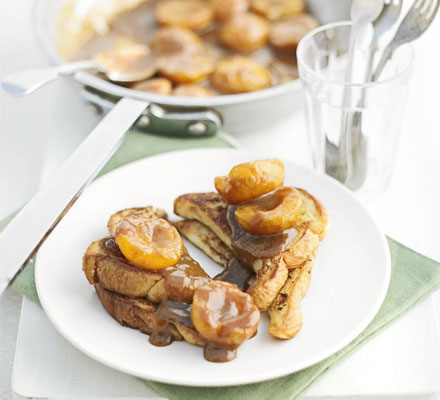 Apricot French toast