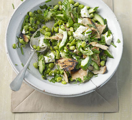 Spring green fattoush