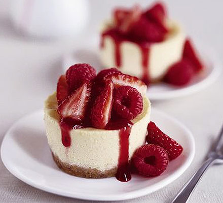 Three-cheese cheesecake