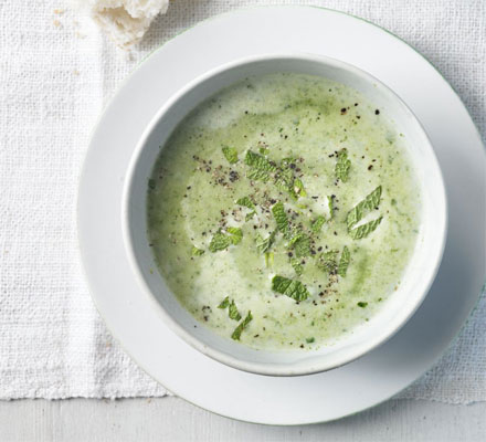 Pea & watercress soup