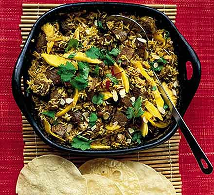 Lamb, coconut & mango pilau