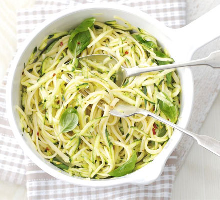 Courgette & lemon linguine