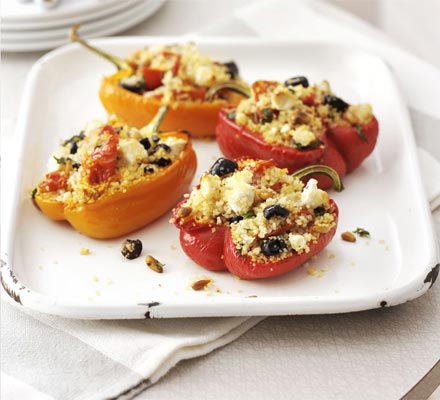 Mediterranean stuffed peppers