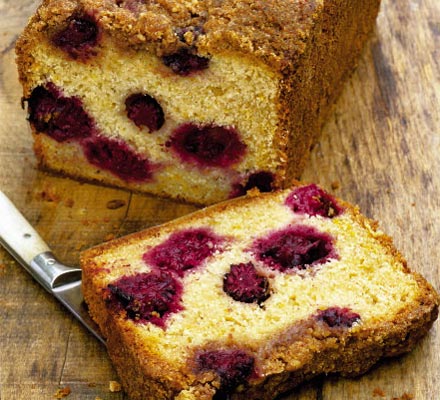 Blackberry & apple loaf