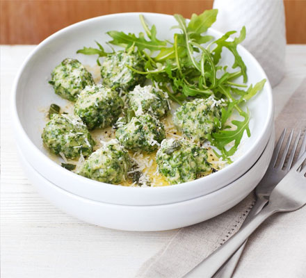 Spinach & ricotta gnocchi