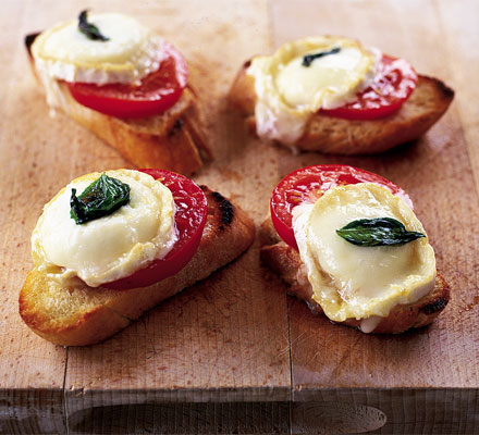 Summery cheese on toast