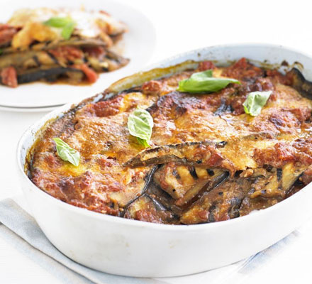 Aubergine, tomato & Parmesan bake (Melanzane alla Parmigiana)