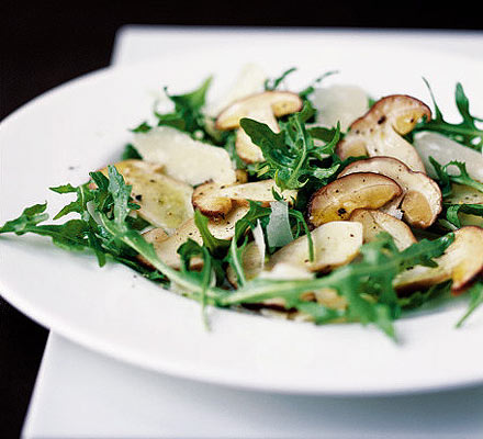 Cep, rocket & Parmesan salad