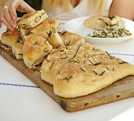 Artichoke focaccia