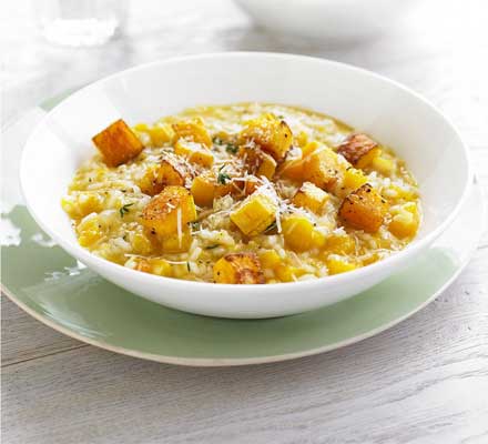 Simple squash risotto