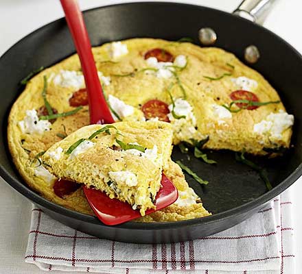 Summer soufflé omelette