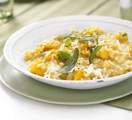 The ultimate makeover: Risotto with squash & sage