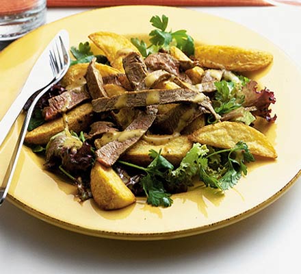 Steak & chips salad