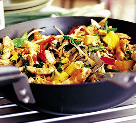 Chicken & mango stir fry