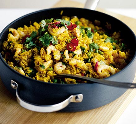 One-pan prawn pilau