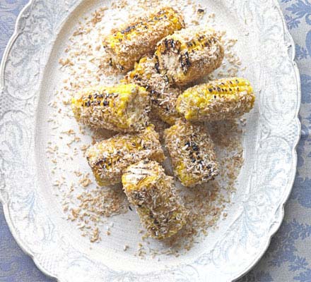 Sweetcorn dippers with sugar & spice