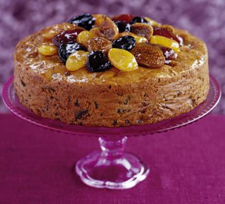 Gingered rich fruit cake