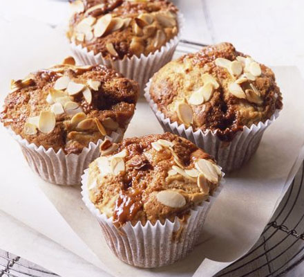 Pear & toffee muffins
