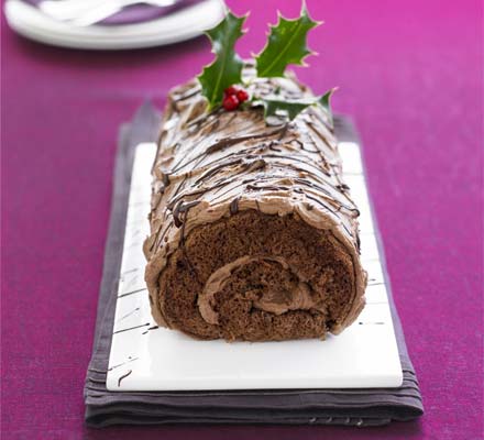 The ultimate makeover: Chocolate log
