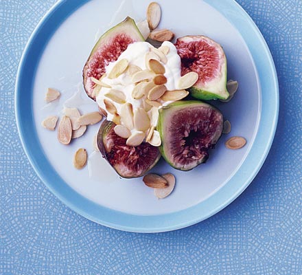 Honeyed almond figs