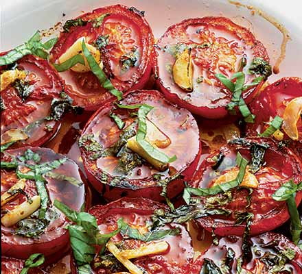 Charred tomatoes