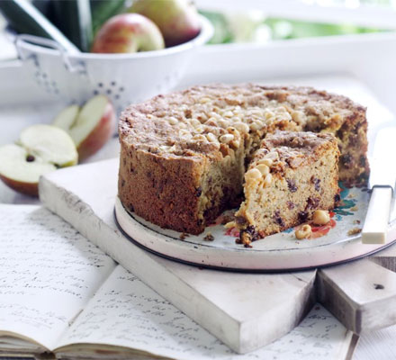 Hazelnut fruitcake