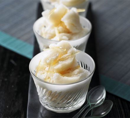 Lychee & ginger sorbet