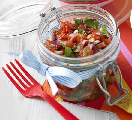 Smoky chipotle pepper salsa