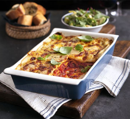 Cheese & bacon lasagne