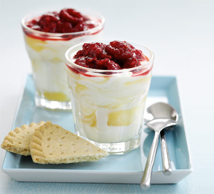 Lemon curd & yogurt fool