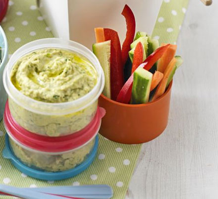 Lemon & coriander hummus