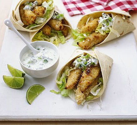 Mexican fish wraps