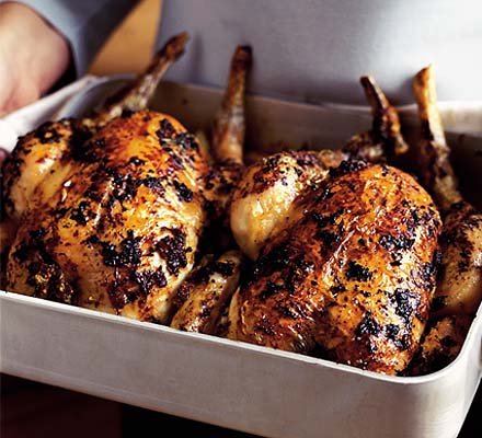 Tarragon & mustard roasted free-range chicken