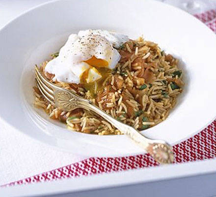 Smoked salmon kedgeree