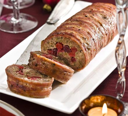 Chestnut & cranberry roll