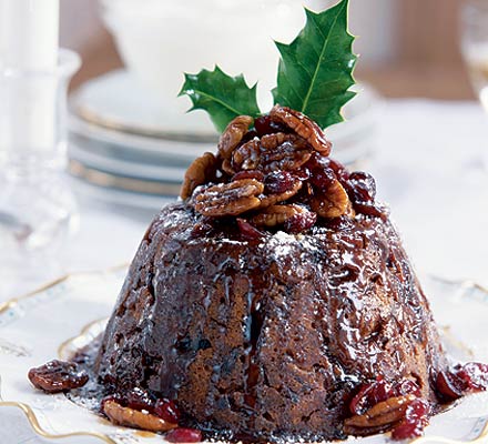 Light & fruity Christmas pud