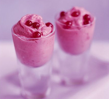 Redcurrant sorbet