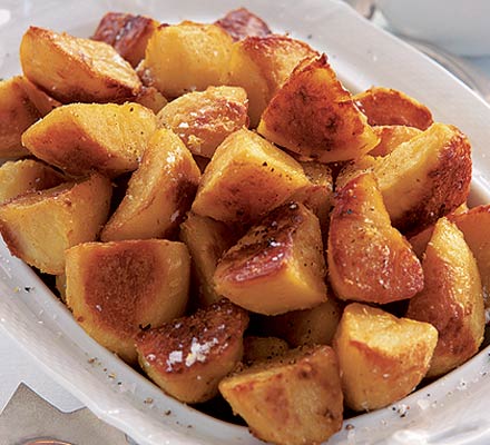 Golden spiced roast potatoes