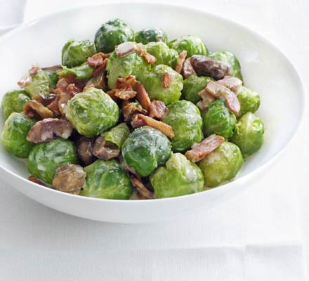 Creamed sprouts