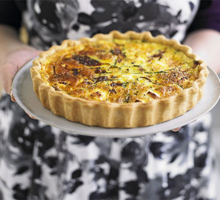 Courgette & goat’s cheese tart