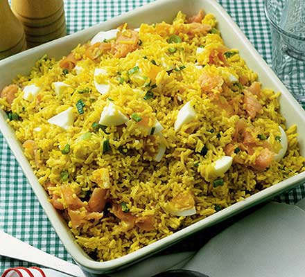 Quick curried kedgeree