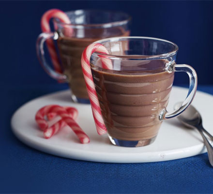 Peppermint hot chocolate