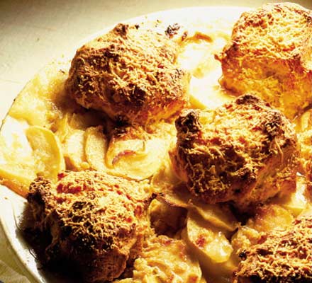 Bramley Apple and Wensleydale Cobbler