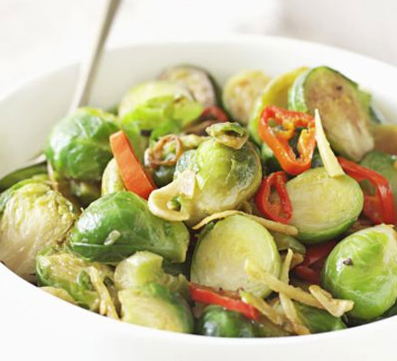Spicy stir-fried sprouts