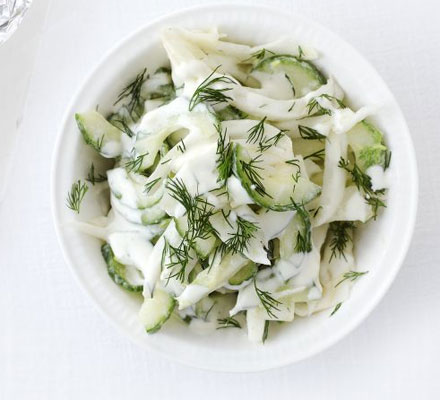 Cucumber & fennel salad