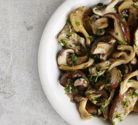 Roasted herby mushrooms