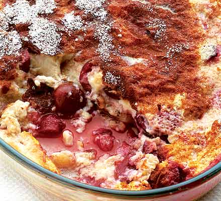 Cheat’s clafoutis