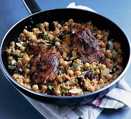 One-pan lamb & couscous