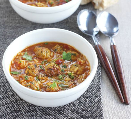 Fragrant pork & rice one-pot