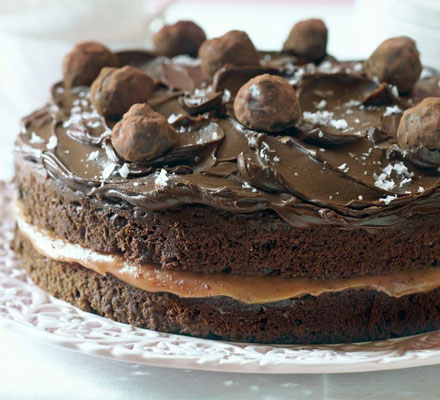 Hannah Obee’s Salted caramel chocolate cake